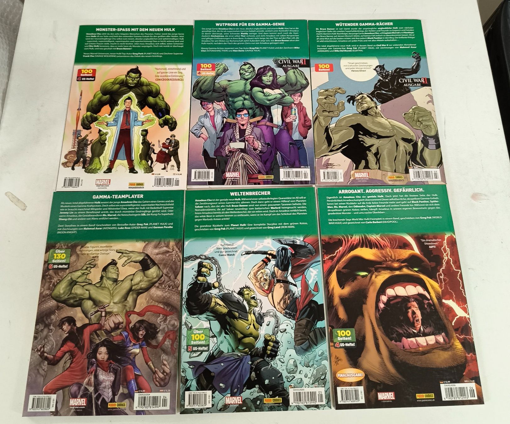 Comics: 6 Hulk Comics Marvel – Gebraucht aus Basel von bk_brockibasel 2