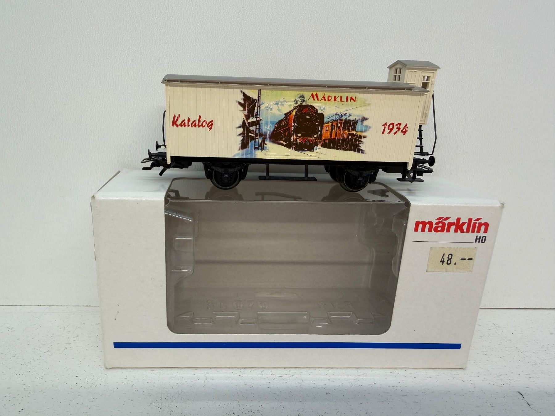 Märklin Modellini di ferrovie: Märklin Katalogwagen 1934 4680.902 – Usato da Büsserach venduto da ModellbahnDepot