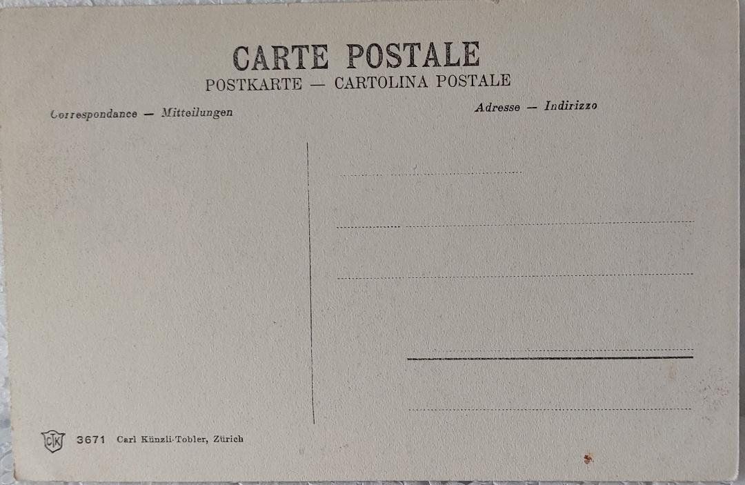 Cartoline postali: ZÜRICH - Tonhalle - 1906 – Usato da Delémont venduto da Domdom1 1