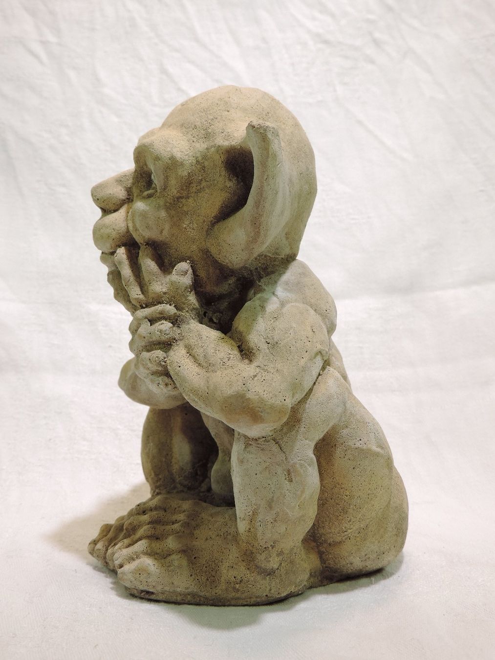 Figuren: Gartenfigur Goblin, Stein Zwerg – Gebraucht aus Duggingen von doogbua 1