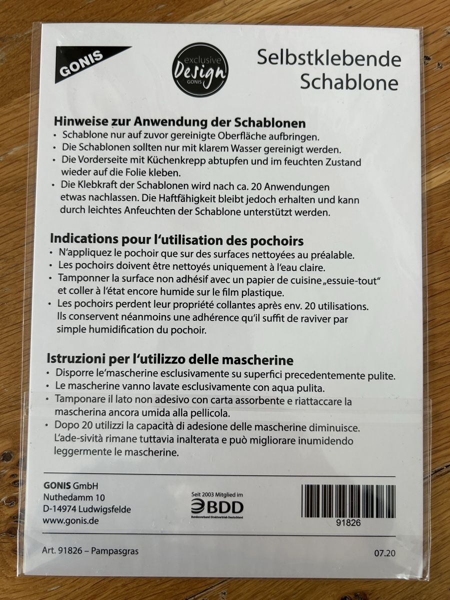 Sciablone: Gonis Flexschablone, Trendmix, A5 – Nuovo e nell'imballaggio originale da Uffikon venduto da Gismj 1