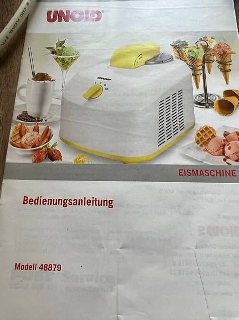 Elettrodomestici da cucina: Unold Eismaschine 48879 - Sommer Eis selber machen! – Usato da Domat/Ems venduto da chrislassi 1