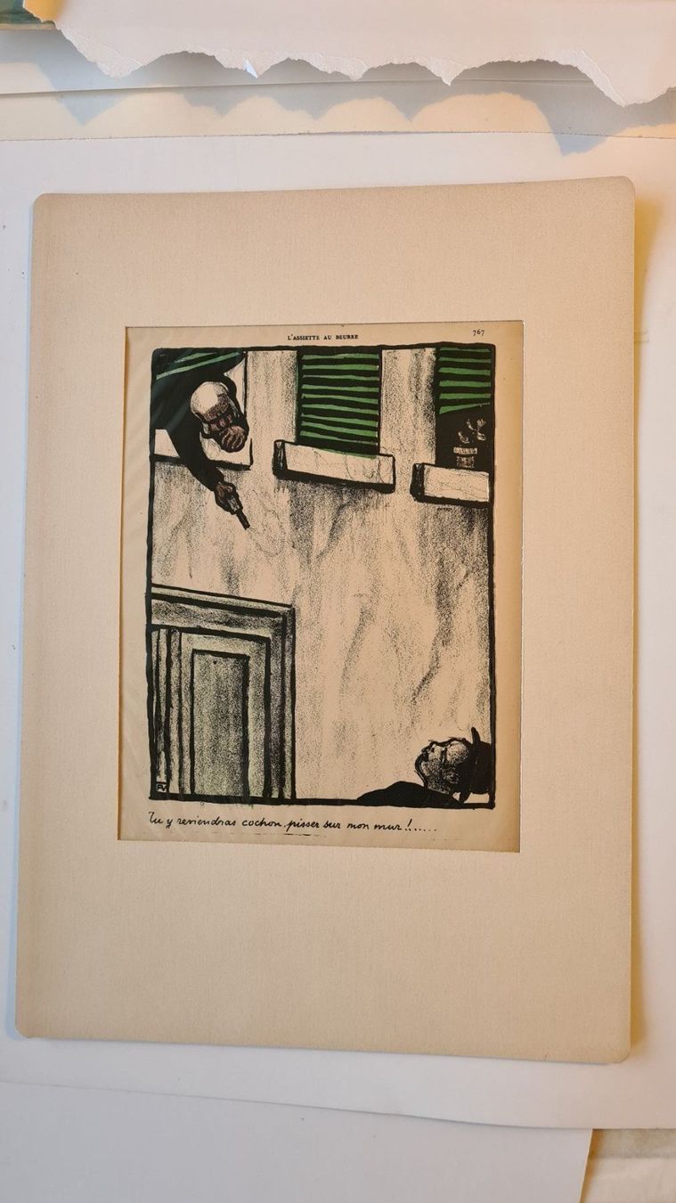 Arts picturaux & lithographies: Felix Vallotton Farblithografie – D'occasion à Emmenbrücke par Kunstankaufverkauf9