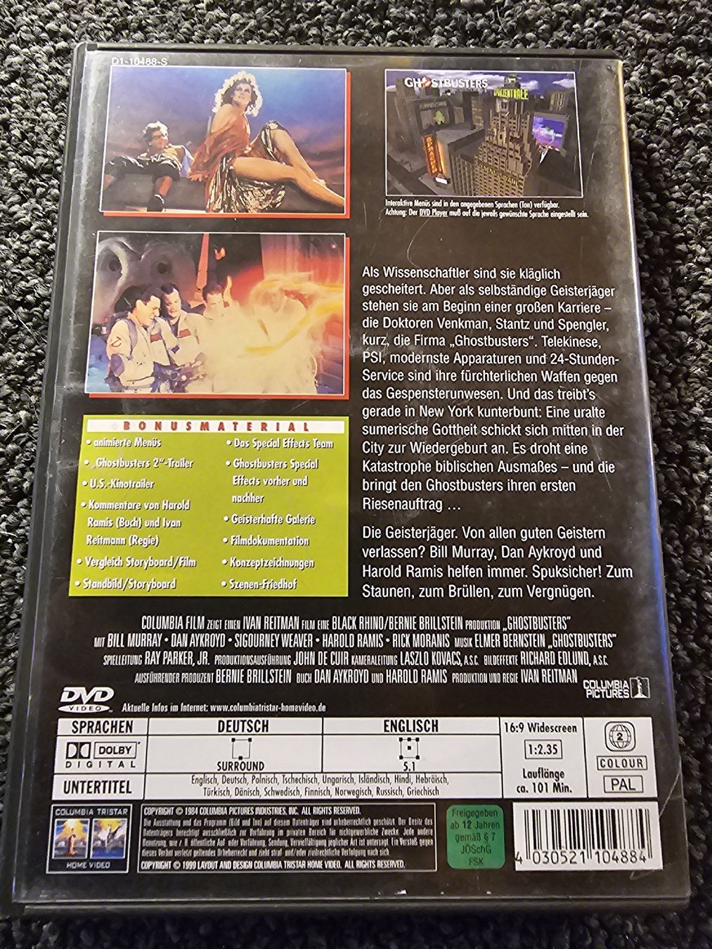 Alle DVDs: Ghostbusters (21548) – Gebraucht aus Ruswil von jan_bxl5 1
