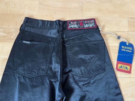 BLUE SYSTEM Hose, Gr. 28, schwarz/glanz, NEU