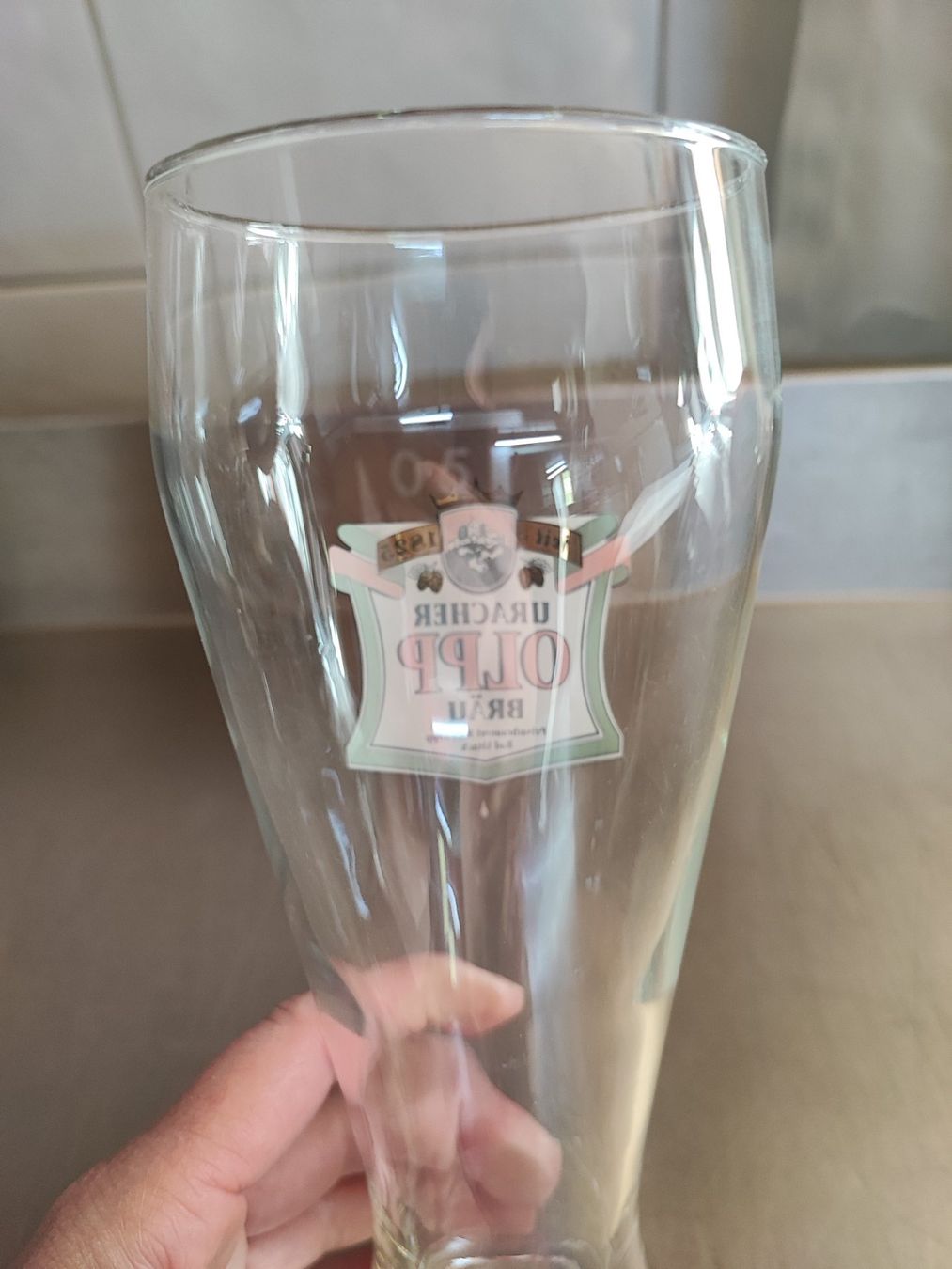 Bicchieri: Uracher Olpp Bräu Bierglas – Usato da Grabs venduto da Margelchopf1 2