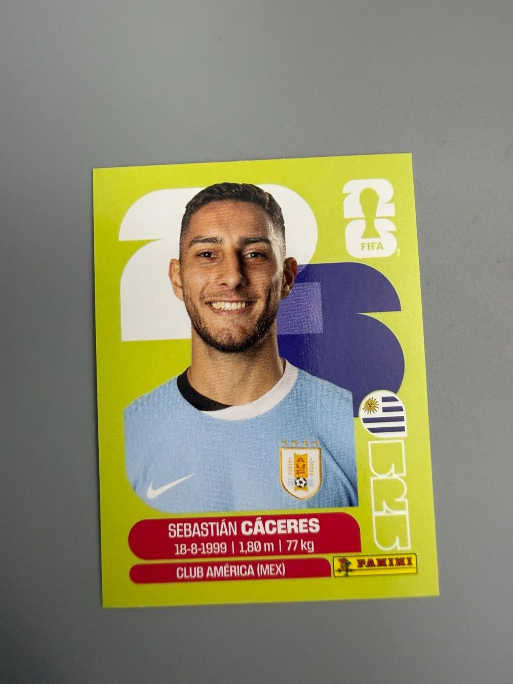 Panini Cartes à collectionner: Panini Sebastian Caceres URU6 – D'occasion à Liebefeld par Ronaldo-1996
