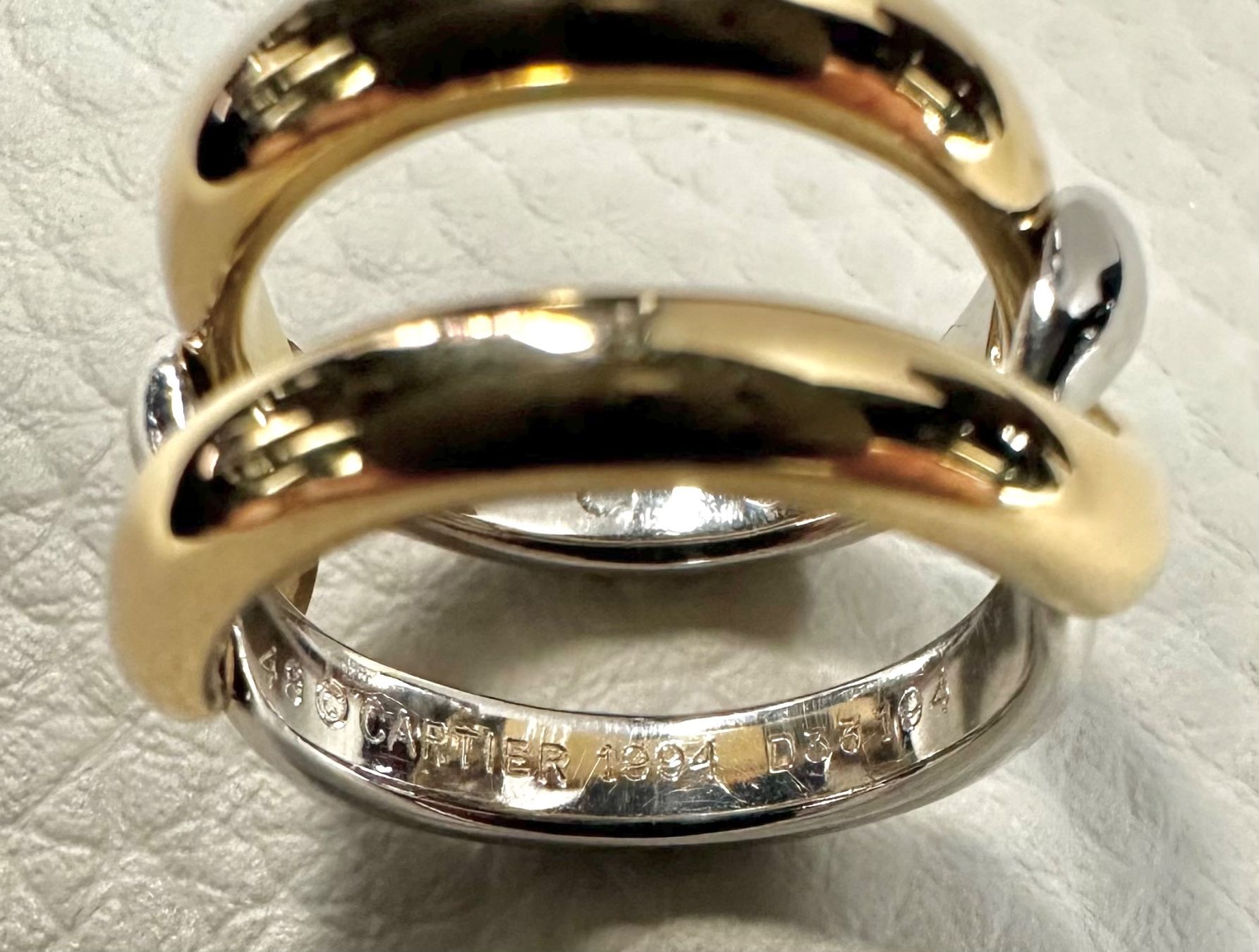 Cartier Anelli: Original Cartier Bicolor Ring - Gr.48 – Usato da Winterthur venduto da BB___84 1