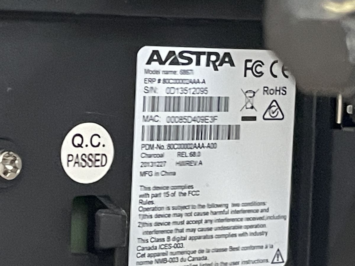 Mitel Telefoni: Telefon Mitel 6867i – Usato da Köniz venduto da kebu1508 1