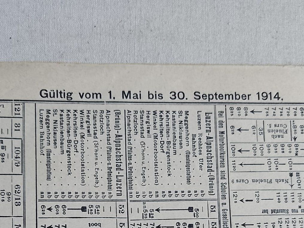 Cartes postales: Vierwaldstätter-See / Depliant / 1914 – D'occasion à Sorengo par 74in 2