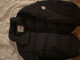 Moncler Montgenevre Daunenjacke Herren, Wolle grau, Gr. L