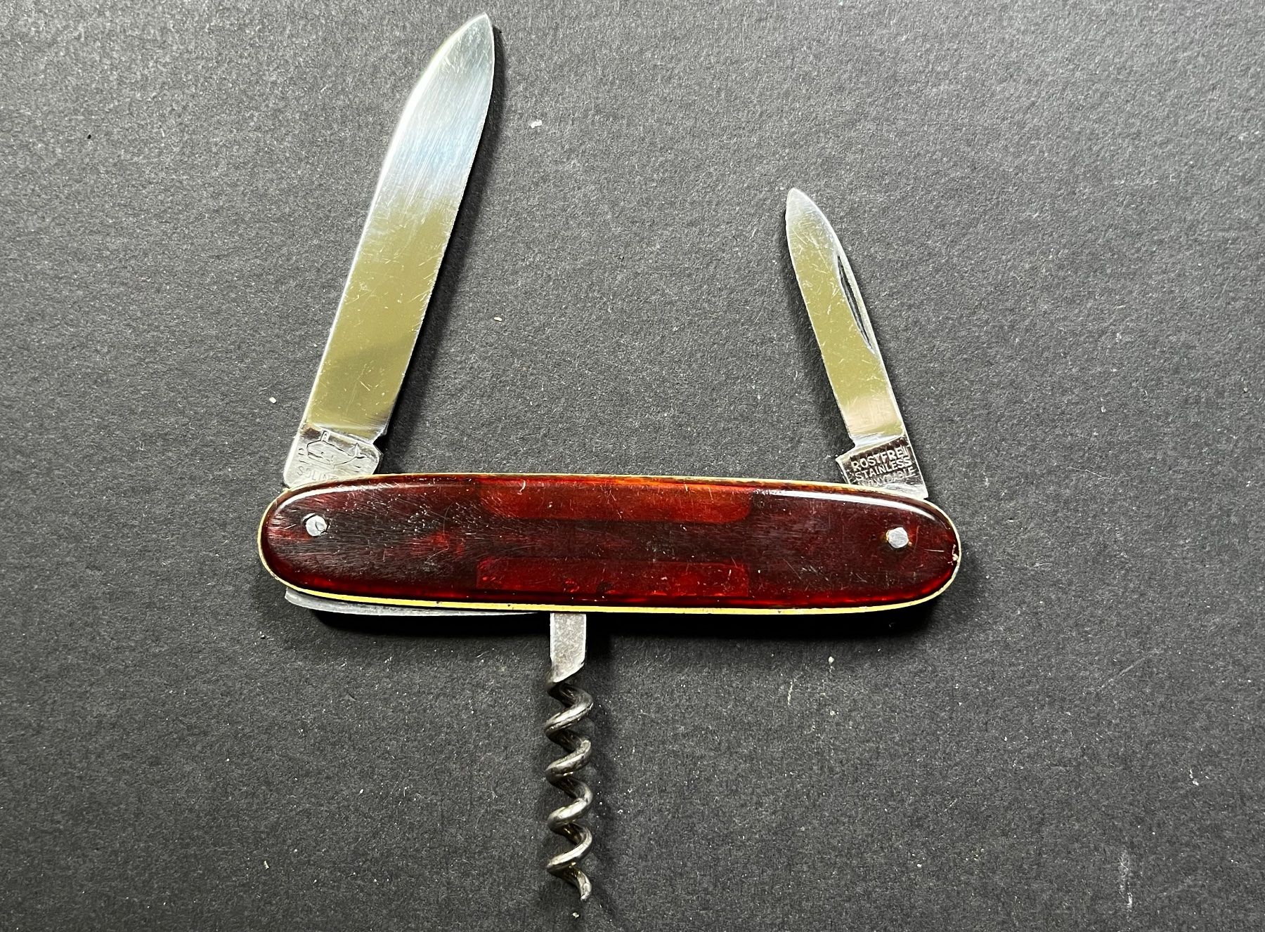 Solingen Coltelli tascabile: Altes Sackmesser von Richartz Solingen 92 mm - selten – Usato da Zürich venduto da FV.vintage 1