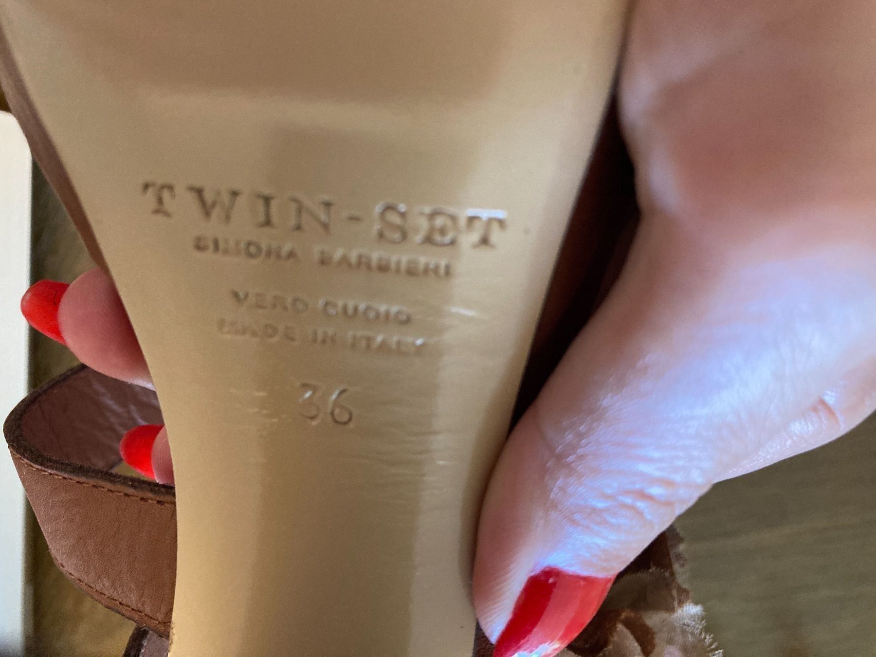 Twinset Scarpe da donna: Sandalen Twin Set Simona Barbieri, 36 – Usato da Luzern venduto da AM2nd 9