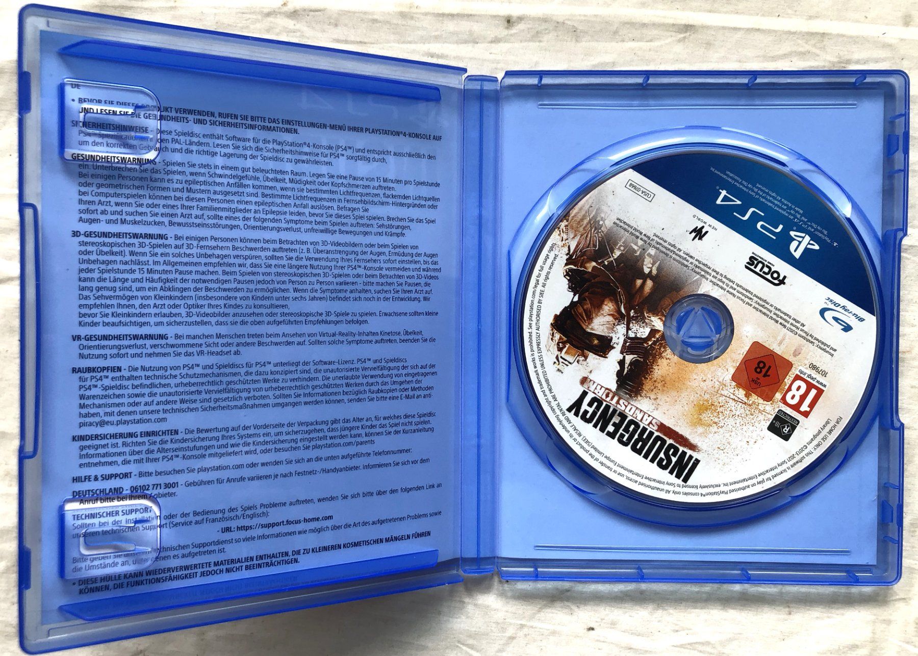 Giochi: PS4 - INSURGENCY SANDSTORM – Usato da Schaffhausen venduto da durruti 1