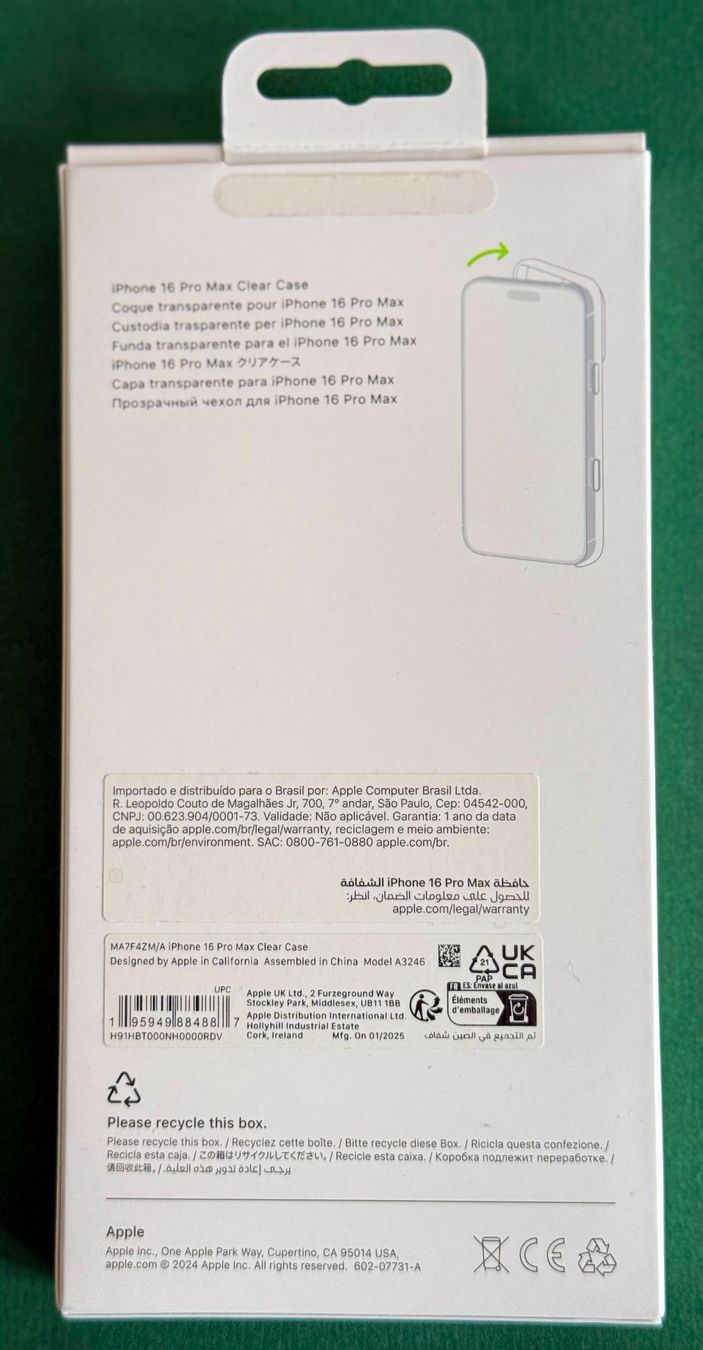 Apple Cover & Protezioni schermo: Apple iPhone 16 Pro Max Clear Case – Usato da Uster venduto da Gartenjoker 2