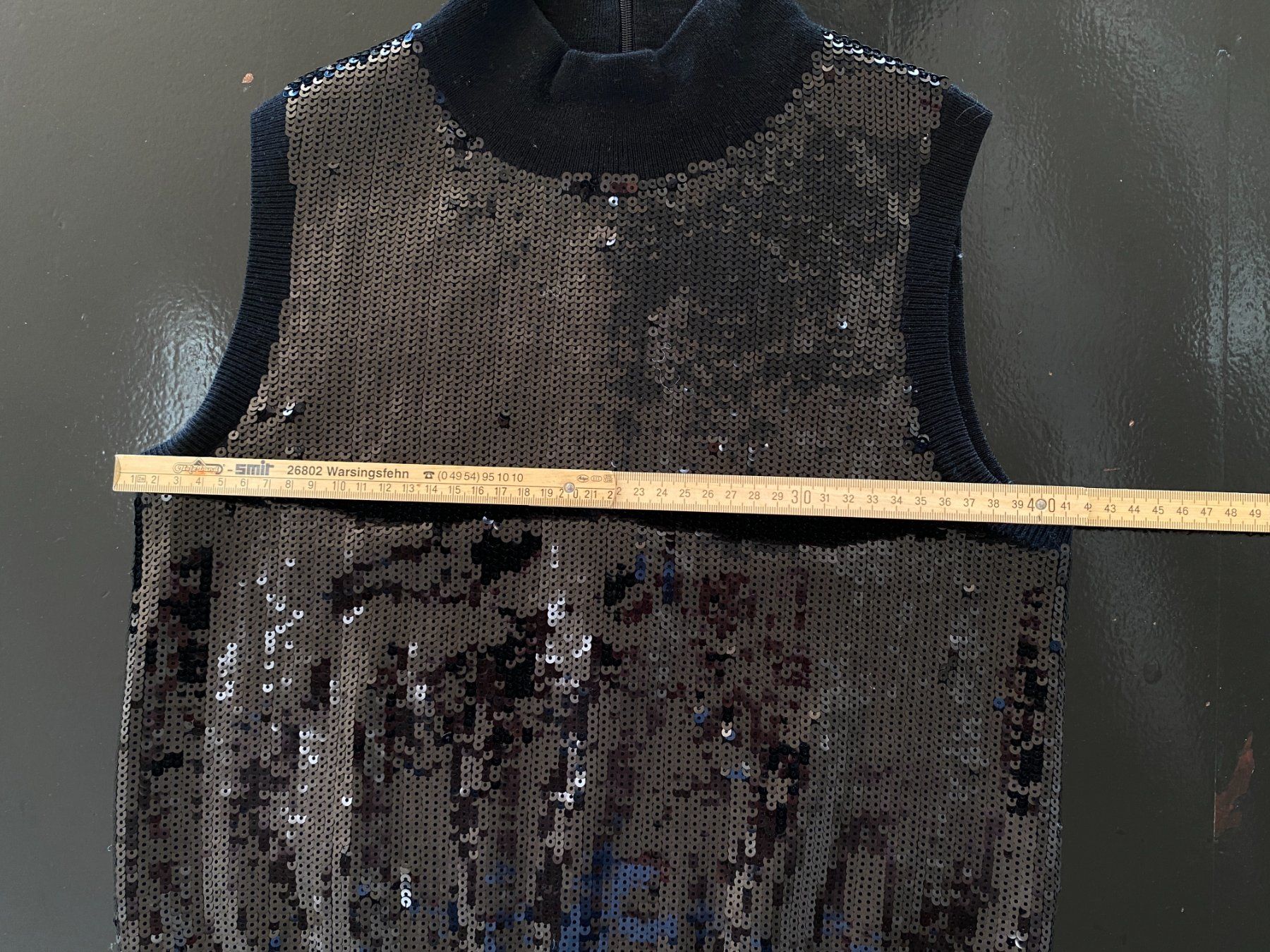 Michael Kors Maglioni & Felpe: MICHAEL KORS: Pailettenpullover, Wolle, Schwarz, M, NP 275 – Usato da Gunten venduto da divertimenti 5
