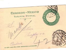 Ganzsachen Mischfrankatur Mexiko Briefmarken 1926
