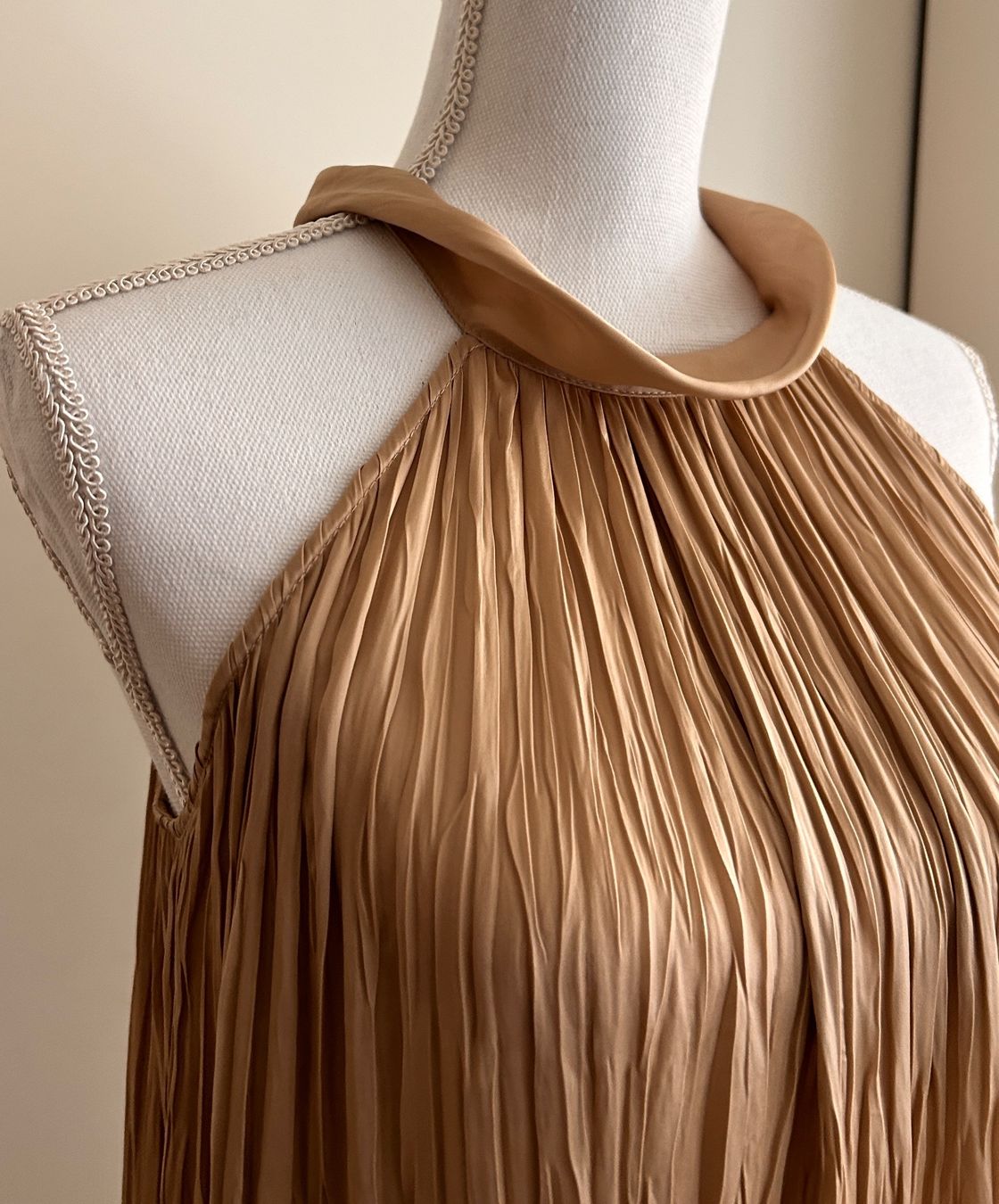 Strenesse Vestiti: Plisseekleid von STRENESSE, beige, Grösse 36 – Usato da Kreuzlingen venduto da peetzii 4