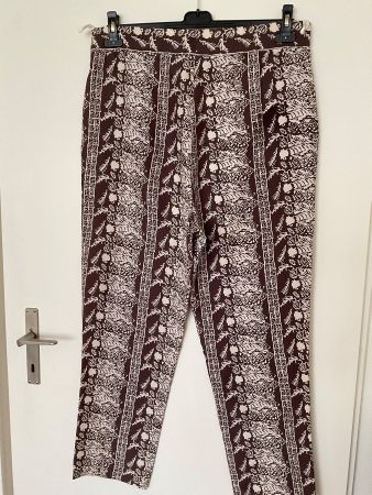 LAURA TESTONI 100% Seiden Hose Gr L wie neu, 2 Taschen