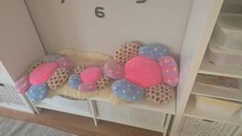 Blumen kissen 3er set sitzkissen