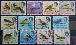 Gambia British Kat. 188-200 gest. 1965 Kat. 20 Euro