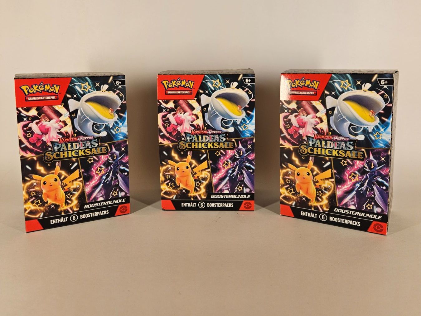 Pokémon Sammelbilder & Trading cards: Pokemon Boosterbundle Paldeas Schicksal LEER – Gebraucht aus Beringen von Candrox__