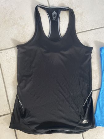 Adidas Running Sporttop schwarz Gr.42 mit Reissverschluss