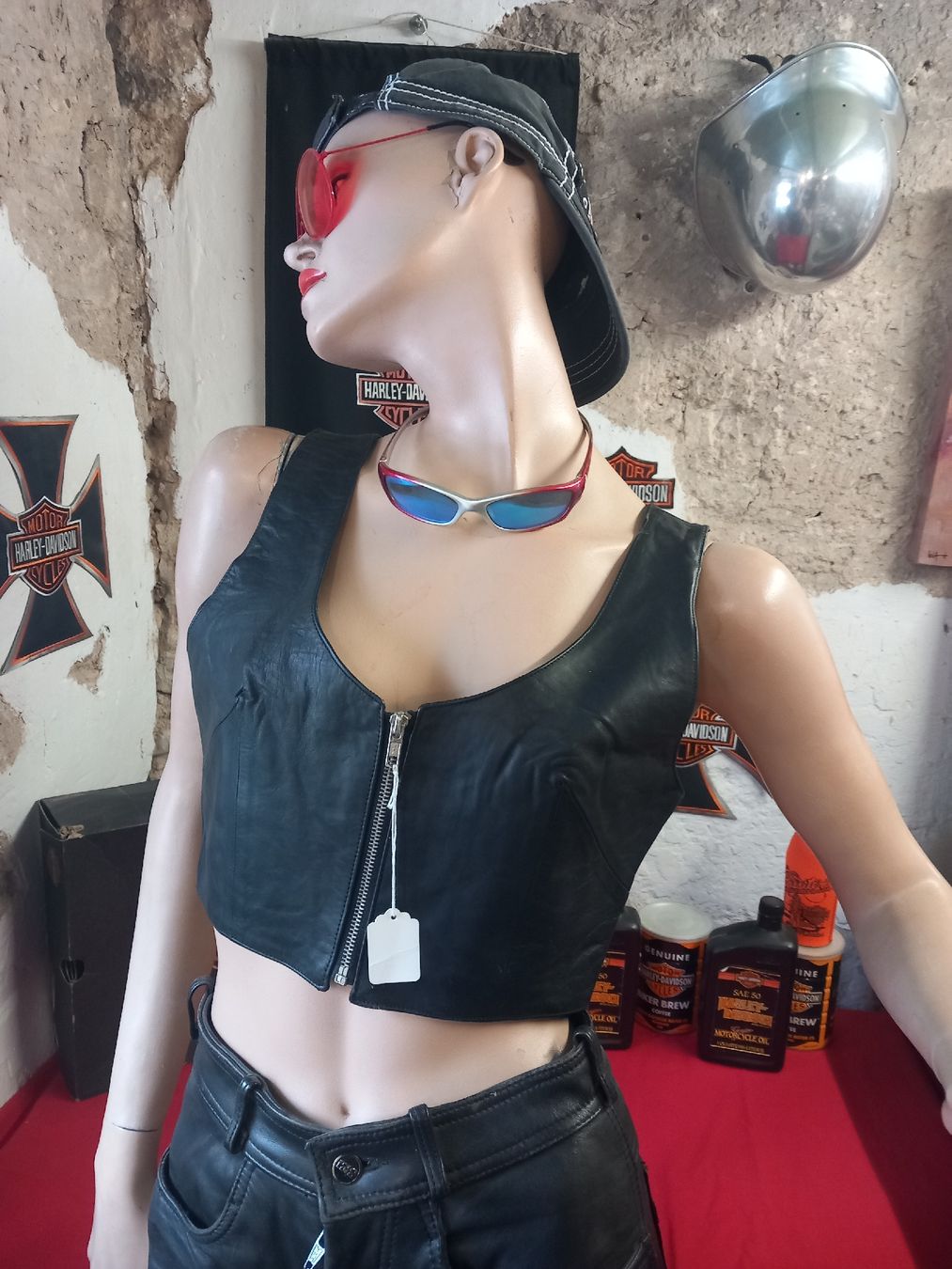 Top: Bustier Leder Grösse M Fabrikneu – Nuovo e nell'imballaggio originale da Hochwald venduto da motowear-secondhand