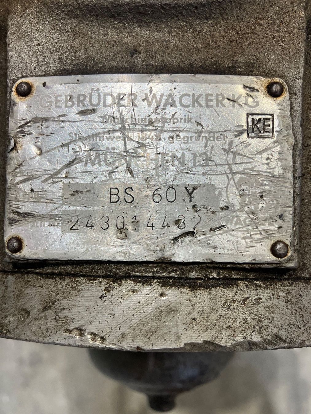 Wacker Neuson Tutte le macchine: Grabenstampfer Rammer Wacker BS 60 Y – Usato da Grosswangen venduto da werkstatt6022 4
