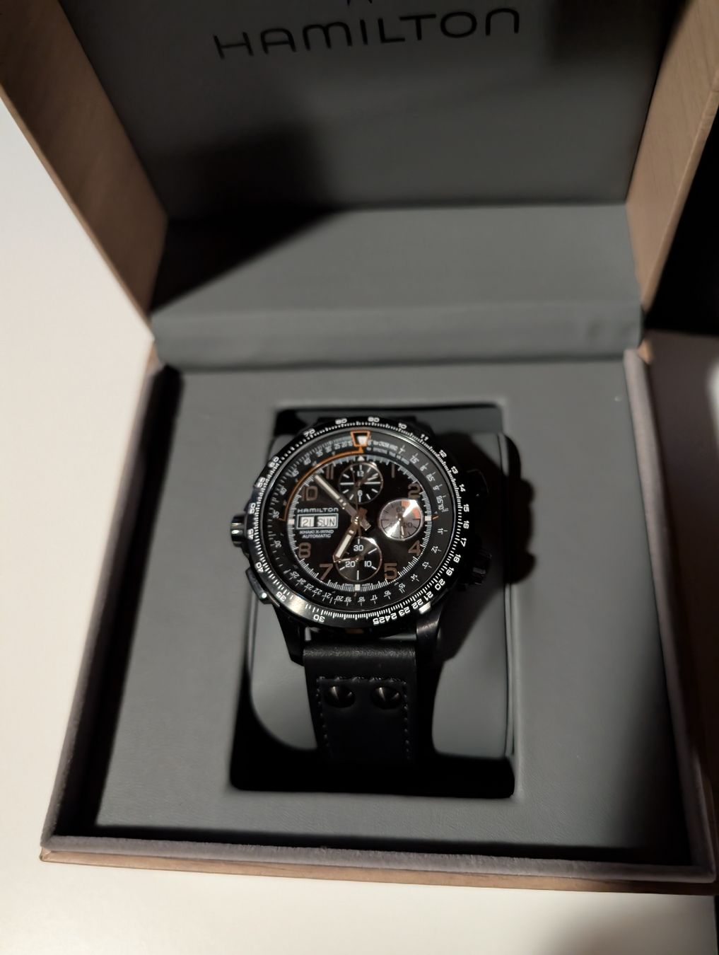 Hamilton Orologi: Hamilton X-Wind Automatik Chronograph Black PVD – Nuovo (secondo la descrizione) da Zeihen venduto da sim_g2w6 1