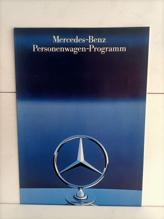 Brochure Mercedes Benz 1986 personenwagen-programm (00-00/08 (Gebraucht ...