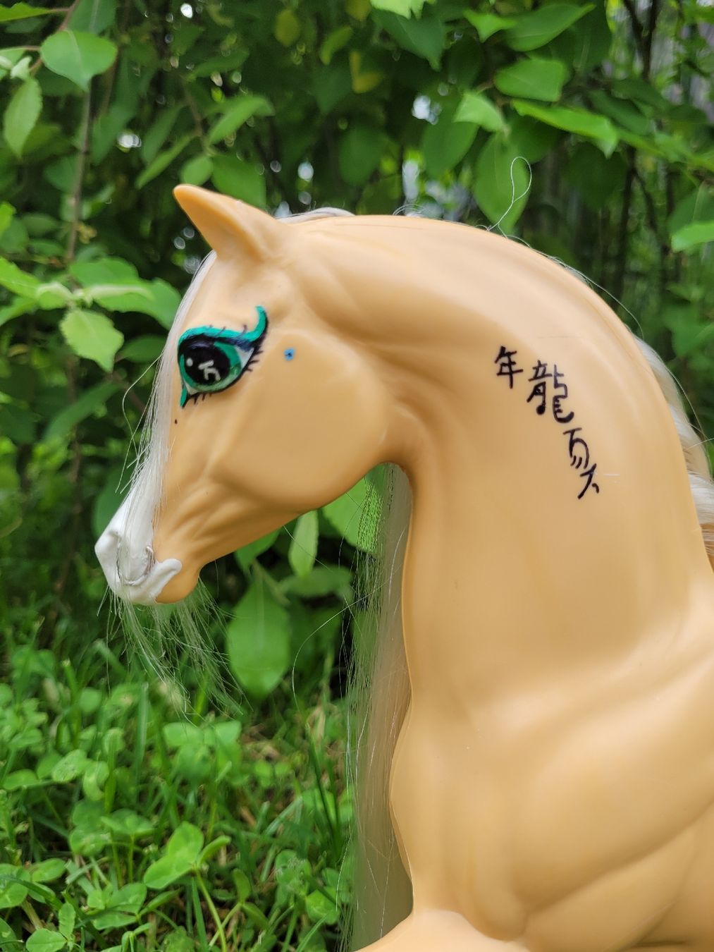Giocattoli: Barbie Pferd Palomino, Teilrepaint/Unikat – Usato da Niederbuchsiten venduto da klengyel 8