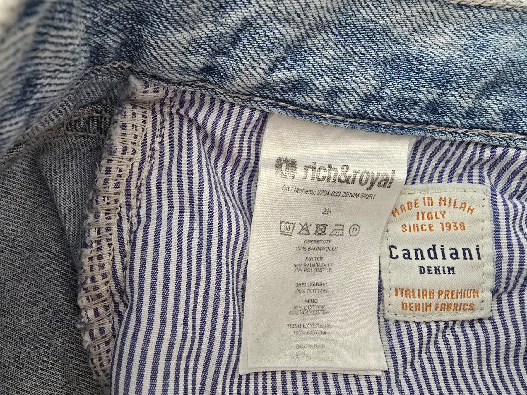 Rich & Royal Gonne: Rich & royal Jeansrock Grösse 25 – Usato da Buochs venduto da ABCHappy 3