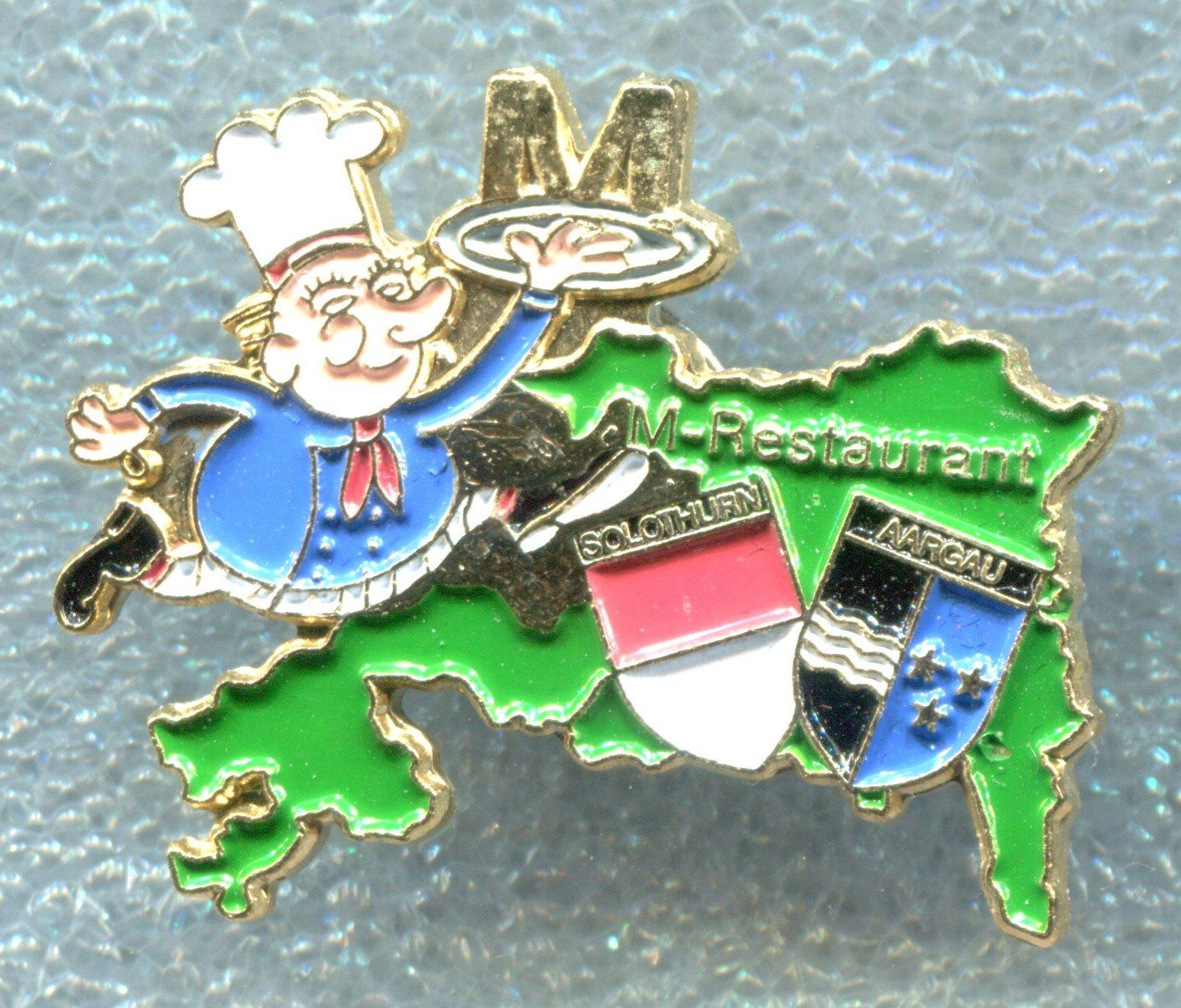 Placchette & Badge: M-Restaurant  SOLOTHURN - AARGAU – Usato da Winterthur venduto da Sammleroase