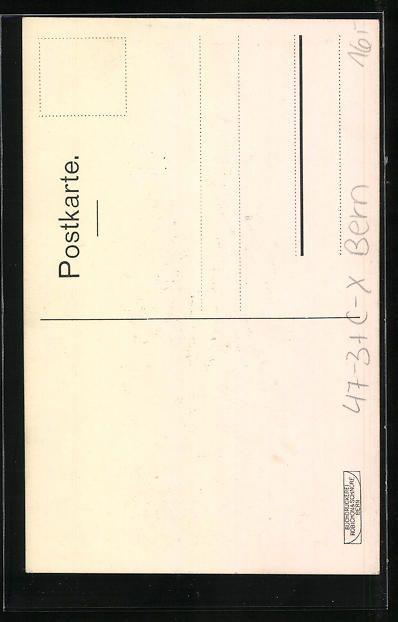 Ansichtskarten: Bern, Mulusball Lit. O.P.c. 1921, Absolv – Gebraucht aus Berlin von bartko-reher 1