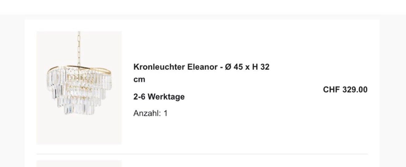 Westwing Kronleuchter & Deckenlampen: Kronleuchter WESTWING – Neu (gemäss Beschreibung) aus Zürich von sin_q5lr