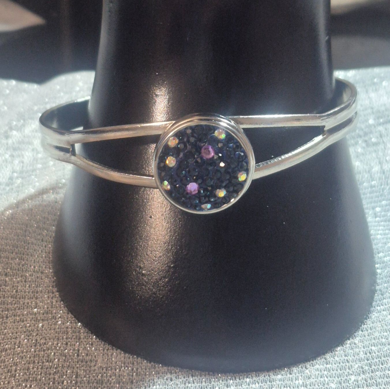 Bracciali & Braccialetti: 2 bracciali con bottone intercambiabile – Nuovo (secondo la descrizione) da Giubiasco venduto da Stefaniav 5
