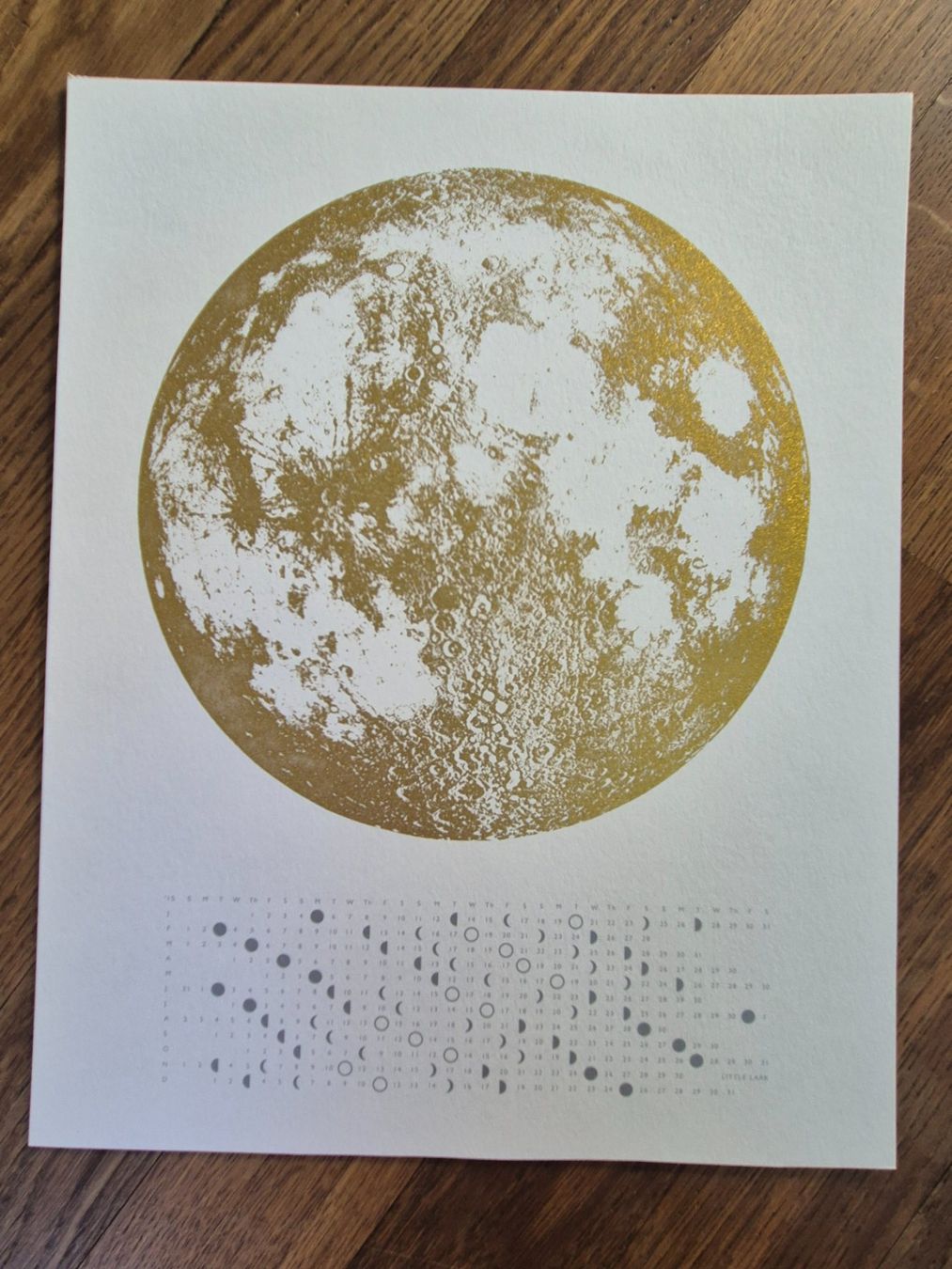 Posters & Illustrations: Original gold moon print 28x35cm – D'occasion à Zürich par monadiederich