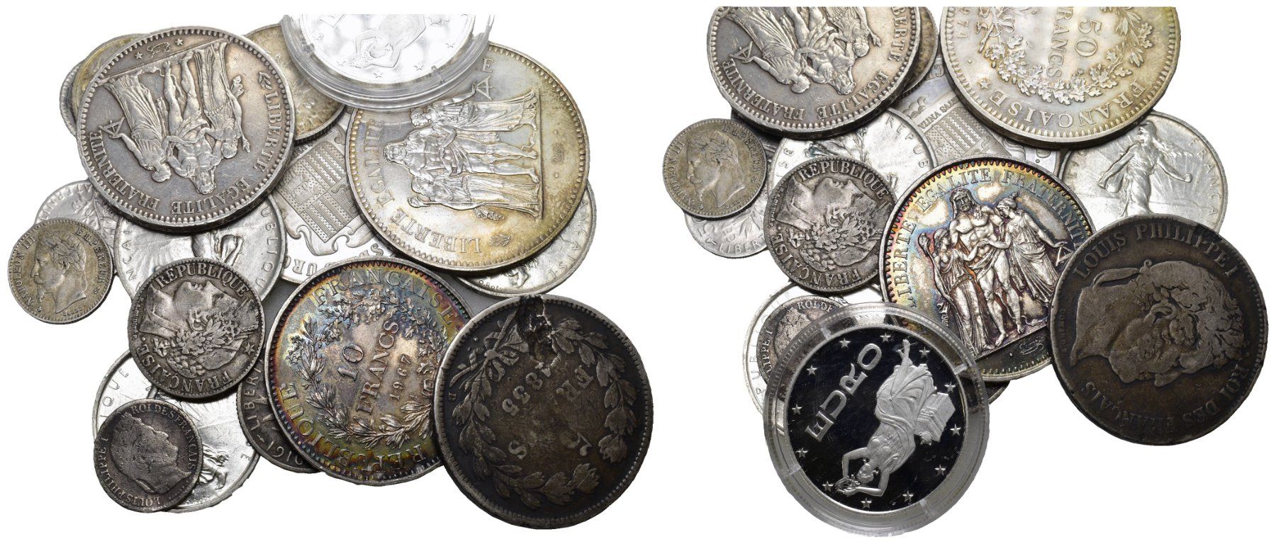 Tutti le monete: Frankreich Silber Lot – Usato da Bern venduto da numismatictops