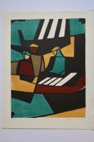 Handsignierte Druckgrafik Karl Hein Heuner 163/200
