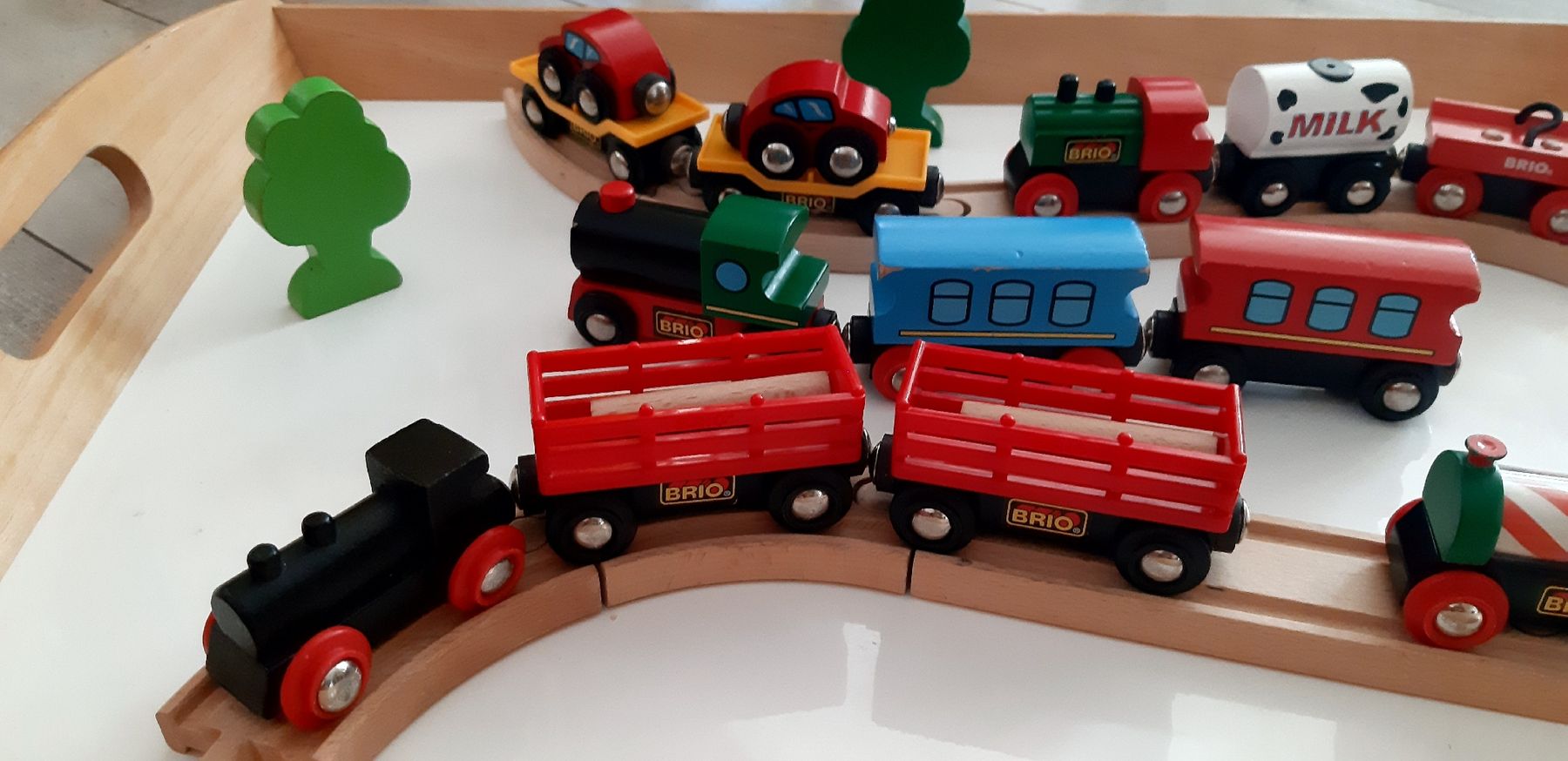 Brio Spielzeuge: BRIO  -  Eisenbahn  -  Konvolut  -  Holz  -  Kunststoff  – Gebraucht aus Tagelswangen von BrigittaC01 2