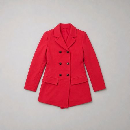Roter Zara Wollmantel Mantel Gr. S neuwertig für den Winter!