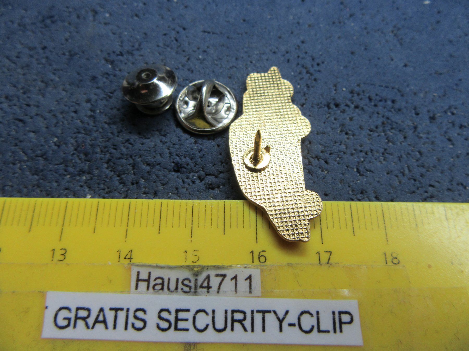 Chevrolet Placchette & Badge: CHEVROLET 1950er AUTO PIN GLASIERT FLAME-DESIGN mit SECURITY – Usato da Ettingen venduto da Hausi4711 2