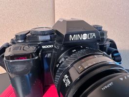 MINOLTA AF 9000,  MINOLTA AF Zoom 35-75mm 1:4