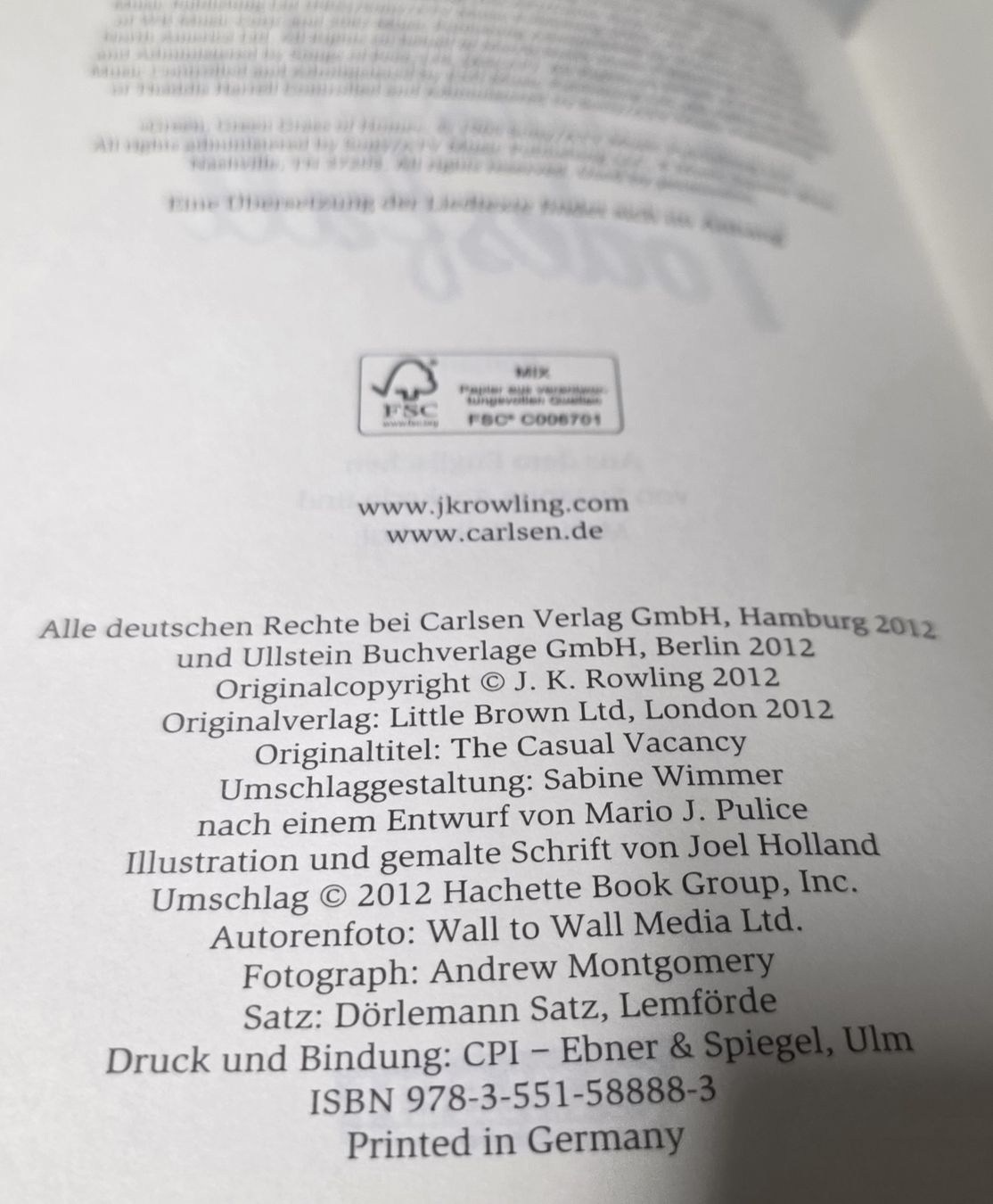 Libri: Ein plötzlicher Todesfall - J. K. Rowling (BUCH) – Usato da Reinach BL venduto da _MasterK_ 3