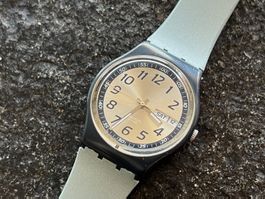 2000's Swatch Day Date Armbanduhr Quarz Uhr