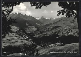 Lugnezertal, Ansicht mit Piz Ault und Pi