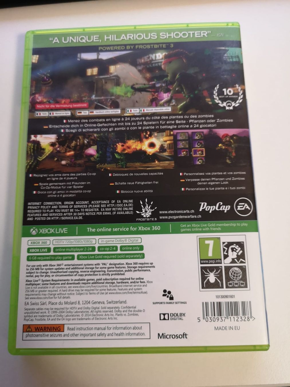 Giochi: Plants VS Zombies - Garden Warfare XBOX 360 – Usato da Herisau venduto da Seyashop_2 1
