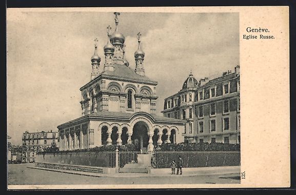 Cartoline postali: AK Genève, Eglise Russe – Usato da Berlin venduto da bartko-reher
