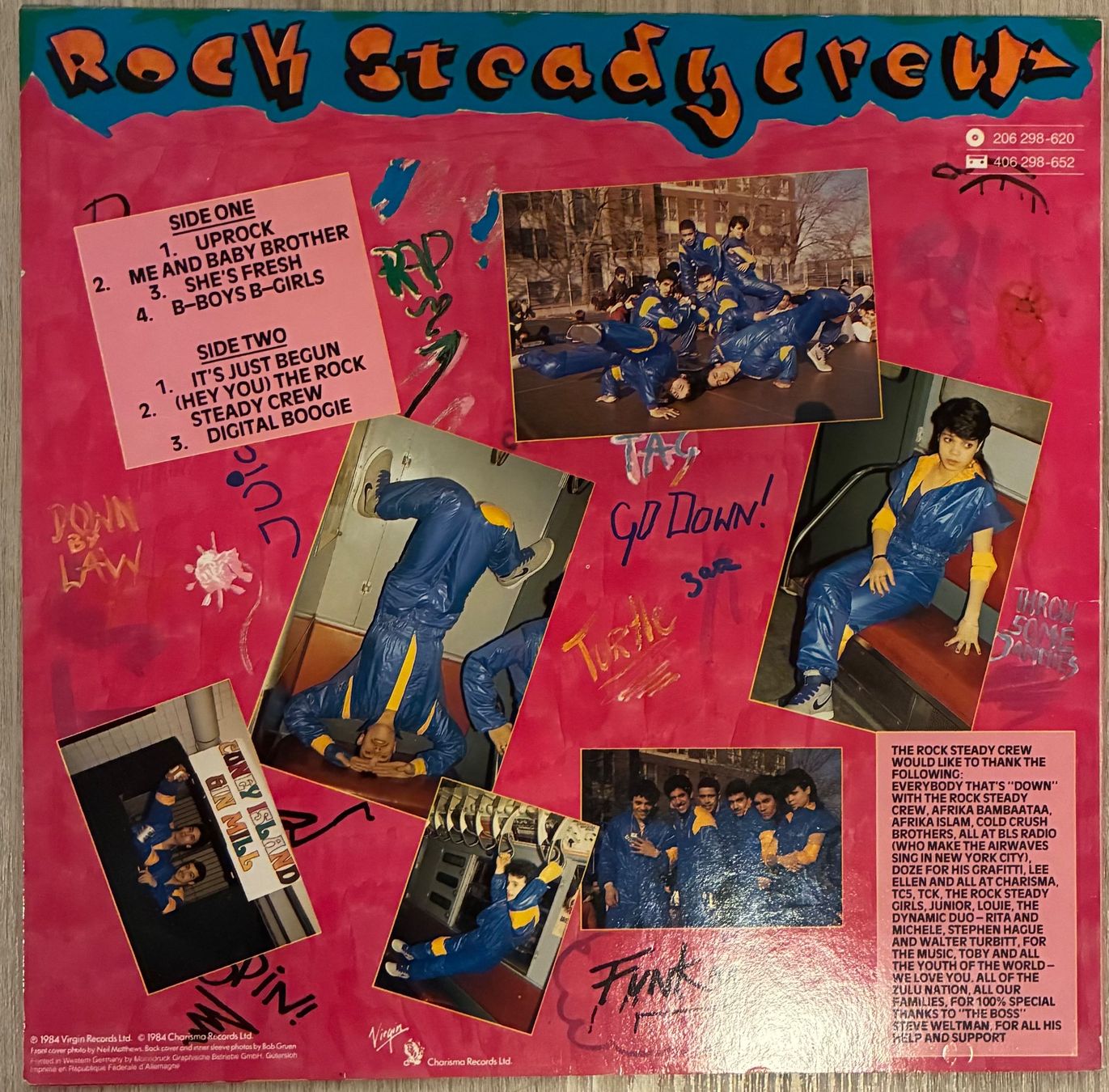 Dischi in vinile: ROCK STEADY CREW - Ready For Battle  Lp 1984 – Usato da Mühlethal venduto da superfast78 1